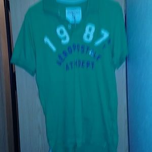 Aero button up collar boys shirt